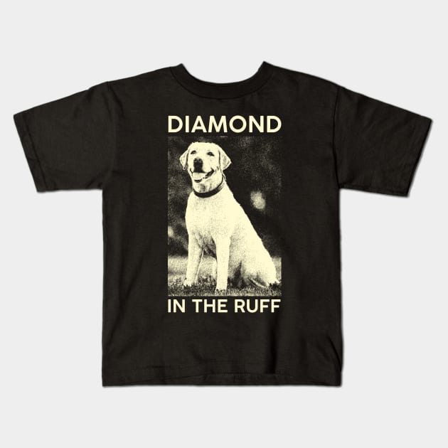 Diamond in the Ruff Kids T-Shirt by giovanniiiii